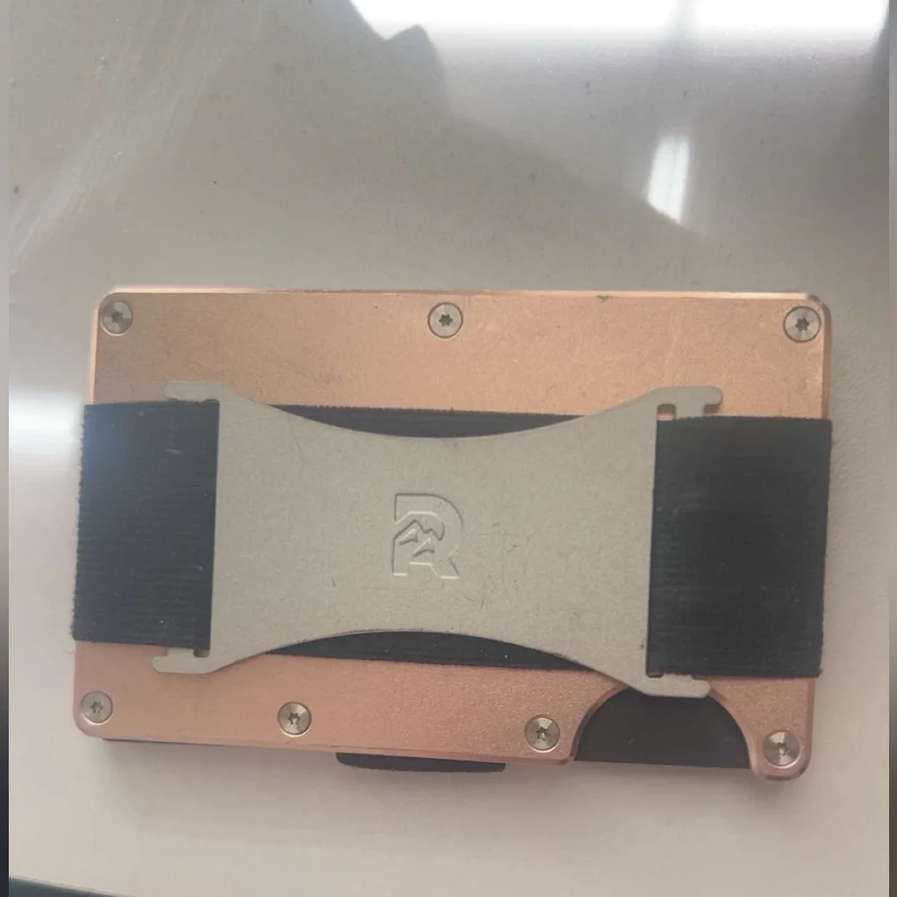 Rose Gold Ridge Wallet - Picture 6 of 7